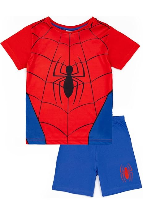 Pigiama Bambino Spiderman Marvel - Cotone Comodo Per Notti Da Supereroe - Foto 9