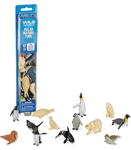 Figuras De Animales Del Ártico Realistas, Juego De Estilo B | Cuotas