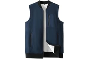 AIEOE kamizelka polarowa bez rękawów, męska kurtka z suwakiem, ciepła zima, narciarstwo, sport, kamping, wędkarstwo