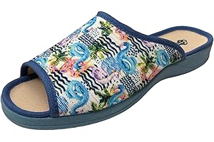 J. Ruiz calzados JR - Zapatillas de Casa Mujer Verano - Pantuflas de Mujer Verano - Zapatillas de Estar por Casa con Plantilla de Espuma - Fabricado en España.