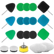 SUPVOX Set 25 Pezzi Per Lucidatura In Lana - Punte Per Trapano Rotante, Alluminio E Acciaio Inox