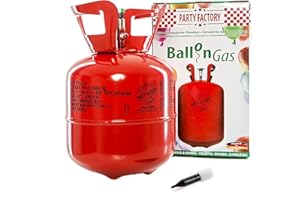 Party Factory Ladenburg Ballongas Helium Flasche für 20 Luftballons