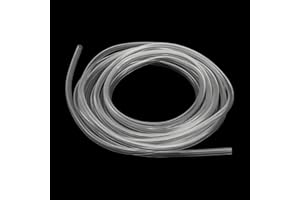 LAVMHAB PVC Schlauch 6mm x 8mm 4 Meter Länge, Transparenter Vinyl-Schlauch PVC-Schlauch Flexibler Kunststoffschlauch Wasserschlauch Luftschlauch