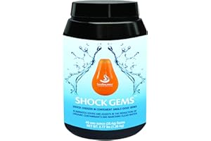 SILK BALANCE SilkBalance Shock Gems 1.26kg (40 Pods) Dissolving Oxidiser Pods Non Chlorine Shock Sachets/Bags For Hot Tubs Spas Tub