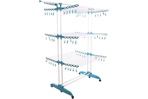 BE PRO HOME TENDOSPAZIO Tendedero TendoSpazio Supra. 42 Metros en 1. Soporta hasta 40 Kilos de Peso. Multiplica tu Espacio, Reforzado