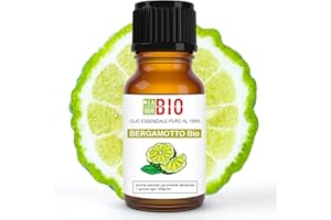 Bergamota de Calabria Bio Aceite Esencial 100% Puro 10 ml - Uso Alimentario Terapeutico Cosmetico Aromaterapia - Laborbio