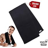 WONKEY - Pamuk Sporcu Havlusu 30x100 cm, İnce Uzun Pamuklu Fitness Havlusu, Spor Salonu, Gym, Koşu ve Antrenman İ&ccedil;in Ter Havl