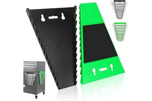 BINYI Werkzeughalter Maulschlüssel Halter Magnetischer SchraubenschlüSsel-Organizer SchraubenschlüSselhalter für Werkstatt Magnetleisten Werkzeughalter Wand Zangenhalter Klemmhalter 2PC