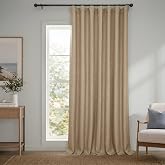 HPD Half Price Drapes Oturma Odası i&ccedil;in Ekstra Geniş Oda Karartma Perdeleri 100 X 96 Suni Keten, BOCH-LN18538-96-DW (1 Panel)