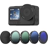 SMALLRIG ND Filter Kit for dji for Osmo Action 6, CPL ND8/16/32-5895 | Neutral Density Polarized with Silicone Cover, HD Opti