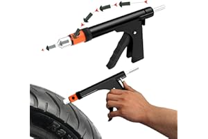 GRAND PITSTOP 22 PCS Tubeless Tire Gun Puncture Repair Kit with Mushroom Plug for Tyre Punctures And Flats on Cars, Motorcycles, ATV, Trucks & Tractors (15 Mushroom Plugs)