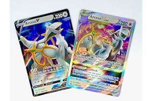 Arceus V & Vstar - Pokemon Card Lot - Schwarzer Stern Promo SWSH307 + SWSH306