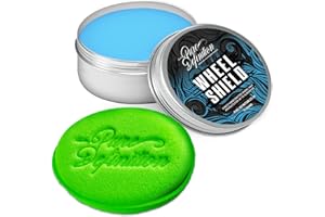 Wheel Shield Wax Car Alloy & Rim High Gloss Protection Paste Sealant Coating Pure Definition (75 g + Pad)