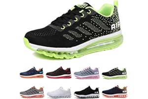 SOTIRSVS Chaussures de Course Sport Basket Running Homme Femme Respirante Air Baskets léger Sneakers Confortable Mode Shoes AntidéRapant Jogging Fitness Gym Outdoor Noir Blanc Bleu Rouge 34-46EU