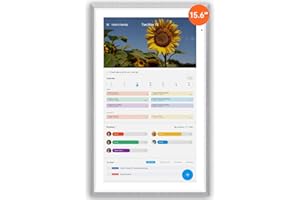 Apolosign 15.6 inch Smart Digital calendar Dual-Mode electronic Calendar with Multi-calendar Sync, Electronic Planner & Chore Chart, Interactive Display for Family Schedules