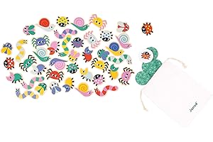 Janod - Gamma Pedagogia - Cerca e Trova Il Giardino - Gioco Educativo per Bambini - Sviluppa Lo Spirito di Osservazione - Gioco in Legno FSC - dai 24 Mesi, J05091