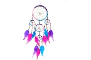 BRILLIANT GIFTS DREAMCATCHER multi colour DREAM CATCHER pink purple turquoise