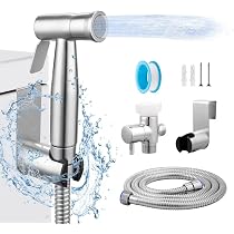 YA MI Hand-Bidet-Spray – Dual-Sprühfunktion, Edelstahl, Für Toilette, Babywindeln & Haustiere, Mit 1,5 M Schlauch