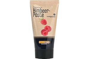 DECOCINO Himbeer-Paste - 50 g - Backaroma mit natürlichem Himbeer-Aroma,zum Verfeinern von Pralinen,Desserts & Kuchen - gebrauchsfertig vegan