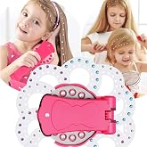 Sa&ccedil; Parıltılı Pullu Kit - Sa&ccedil; Parıltılı Yama, Damga ve Zımba Aleti ile Sa&ccedil; Bedazzler Kiti. Kolay Sa&ccedil;lar Parıltılı Sa&ccedil;lar Parı
