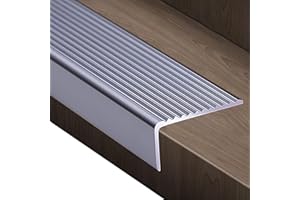 LIYI929GP Nez De Marche Escalier, Nez De Marche Profilé D'escalier, Largeur 30 50 70 100mm, Baguette Angle Aluminium Barre De Seuil Multiniveau Antidérapant, Pour Bords D'escalier Extérieurs/Intérieurs
