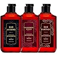 THE LOVE CO. Luxury Oud Body Wash Shower Gel Combo Pack (250ml*3) - Body Wash For Women & Men - Body Wash Shower Gel - Mens Body Wash Shower Gel - 100% Vegan