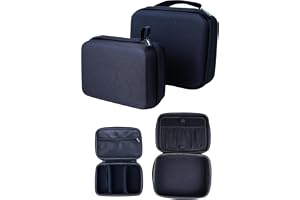 LENS-AID organizer hardcase kabelväska elektroniktillbehör - 2-pack