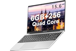 WOZIFAN Ordinateur PC Portable 15.6 Pouces Win11 256Go SSD Quatre Coeurs Celeron J4105 Expansible 1to Stockage 2.4G+5G WiFi 1080p HDMI Bluetooth Souris sans Fil & Azerty Membrane du Clavier-Argent
