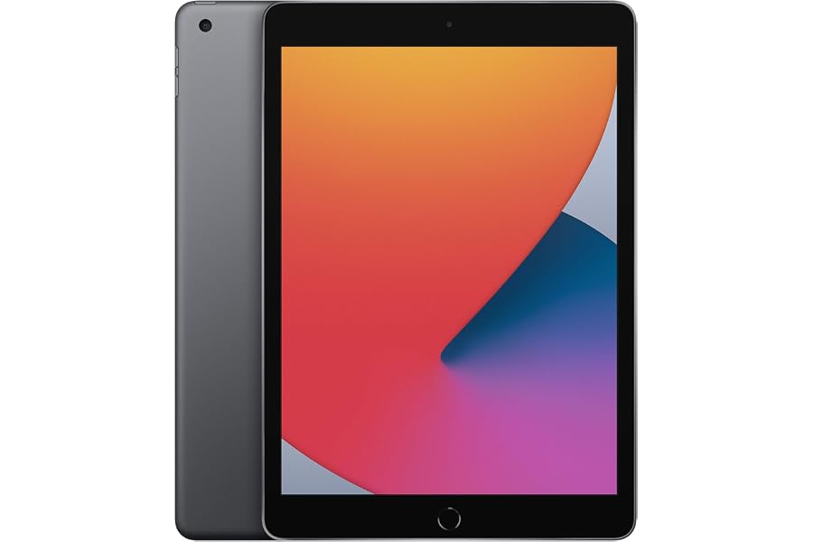 Apple iPad 2020 (10,2-zoll, Wi-Fi, 128GB) Space Grau (Generalüberholt)