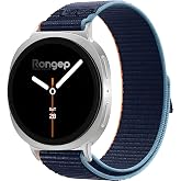 Rongep Samsung ile Uyumlu [2025] Fabric Loop Kordon Galaxy Watch 8 44mm/40mm/Classic 46mm i&ccedil;in Hasırlı Kumaş Galaxy Watch 8 K