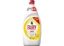 Fairy Plus Lemon Dishwashing Liquid Soap with Alternative Power to Bleach, 1L