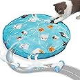 Pubialo Cat Toys for Indoor Cats Adult,Interactive Automatic Cat Toy Games,Fast Rolling & Motion Activated,Hide and Seek Mouse Catching Game,Stimulates Hunting Instincts (Fetch)