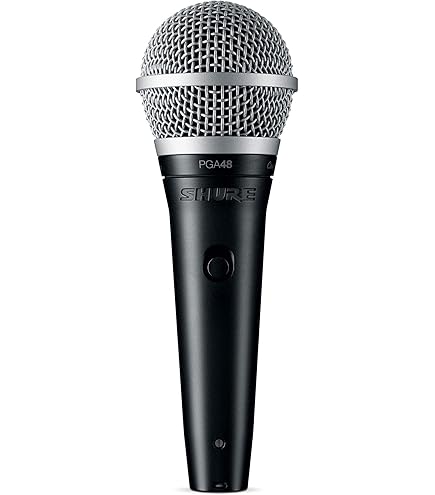 Shure PGA48 Dynamic Microphone - Handheld Mic Vocals With Cardioid