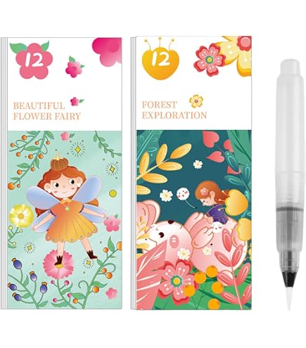 Mini Blocco Per Pittura Ad Acquerello, Libro Tascabile Con