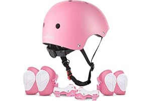 ‎VALUETALKS ValueTalks Schonerset Kinder Protektoren Schützer inliner Schutzausrüstung Kinder Knieschoner Set mit Helm für inliner Skateboard Fahrrad Rollschuh