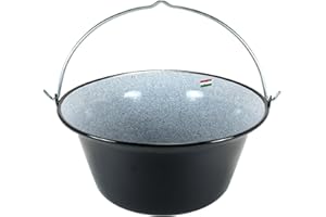 GRILLPLANET Gulaschkessel 22 Liter emailliert