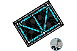 MIKIULY Estera De Entrenamiento De Fútbol, Alfombra Entrenamiento Futbol,Tapete de Entrenamiento de Fútbol,Tapete De Fútbol Antideslizante,Control de Pelota en Tapete Entrenamiento Futbol para Niños y Adultos
