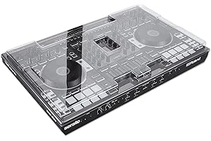 Decksaver Cover for Pioneer DJ DJ-808 - Super-Durable Polycarbonate Protective lid in Smoked Clear Colour, Made in The UK - The DJs' Choice for Unbeatable Protection