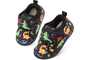 JOINFREE Baby Girl First Walking Shoes Anti-Slip Plush Baby Boys Slipper Shoes Cozy Toddlers Shoes
