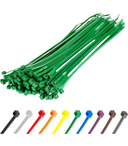 Merriway BH05802 Fascette Stringicavo In Nylon Bianche - 3,6 X 150 Mm, Set Da 100 Pezzi