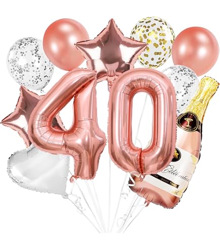 Glitzer Roségold Folien-Luftballon – 60. Geburtstag – 45 Cm – Mit Helium Oder Luft Befüllbar