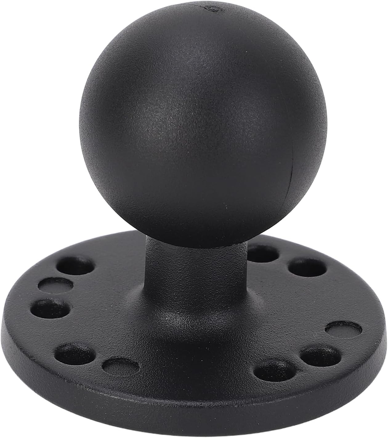 Base de Montaje de Bola de 1,5 Pulgadas con Placa Redonda con Orificio AMPS de aleación de Aluminio, Compatible con Soportes RAM, Brazo de Doble Casquillo de Bola de 1,5 Pulgadas