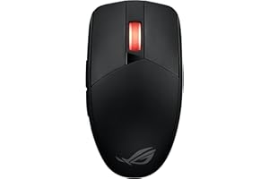 ‎ASUS ASUS ROG Strix Impact III Wireless Gaming-Maus schwarz (optischer Sensor ROG AimPoint, ROG SpeedNova Wireless, Bluetooth, Lange Akkulaufzeit, ROG Omni Receiver: Tastatur und Maus über einen Dongle)