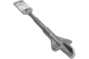 WERHE® Bruzdownik Skrzydełkowy SDS PLUS 60 x 250 mm - Dłuto kanałowe do młotowiertarki - Dłuto do kucia w cegle i betonie