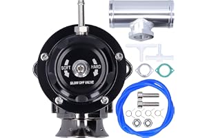 Avblåsningsventil, Aluminiumbalk Turbo Avblåsningsventil 2,5-tums Flänsrörstyp-RS Universal SDD-BOVGRSBL FPG250