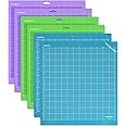 Welebar 6 Pack Cutting Mats for Silhouette Cameo 4/3/2/1, 12x12 Inch StandardGrip/LightGrip/StrongGrip, Cutting Mats for Sewing, Quilting, Craft…