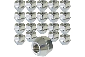 TRACER 20 tuercas de rueda M12 x 1,25 60° Cono SW 19 mm compatible con Subaru, Suzuki, Nissan