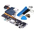 iReplaceParts Charging Port For Apple iPhone 6S (4.7") Space Grey Dock Connector Socket Headphone Jack Lower Microphone & Antenna With FREE Tool Kit 821-0078-08