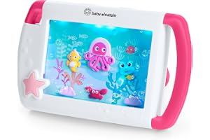 Baby Einstein On-the-Go Sea Dreams Soother, Rosa, Bärbar Baby Ljudmaskin med musik och ljus, för nyfödda 0+ månader