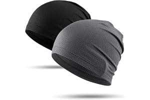 WTACTFUL 2-pack dödskalle löparkepsar mode andningsbara mjuka cykelhattar för sport för män och kvinnor